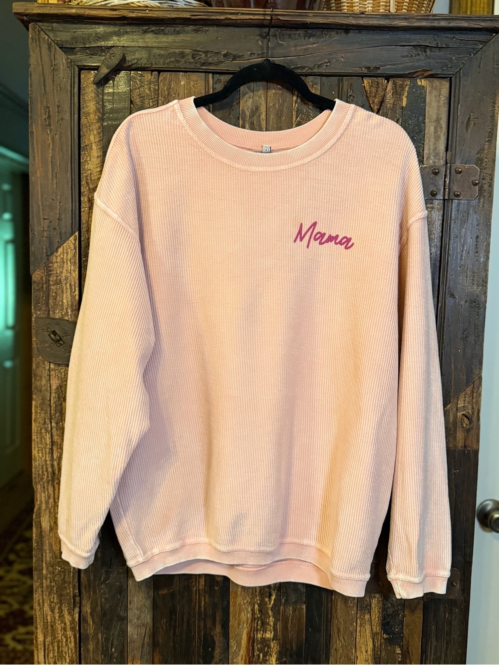 The Light Blonde Mama Sweatshirt Women’s S Pink Proverbs 31:28 Christian Faith